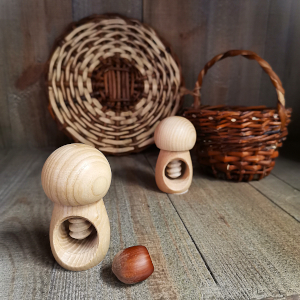 Casse noix à vis en bois