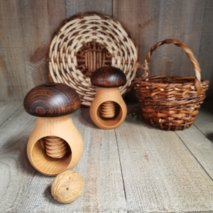 Casse noix à vis en bois